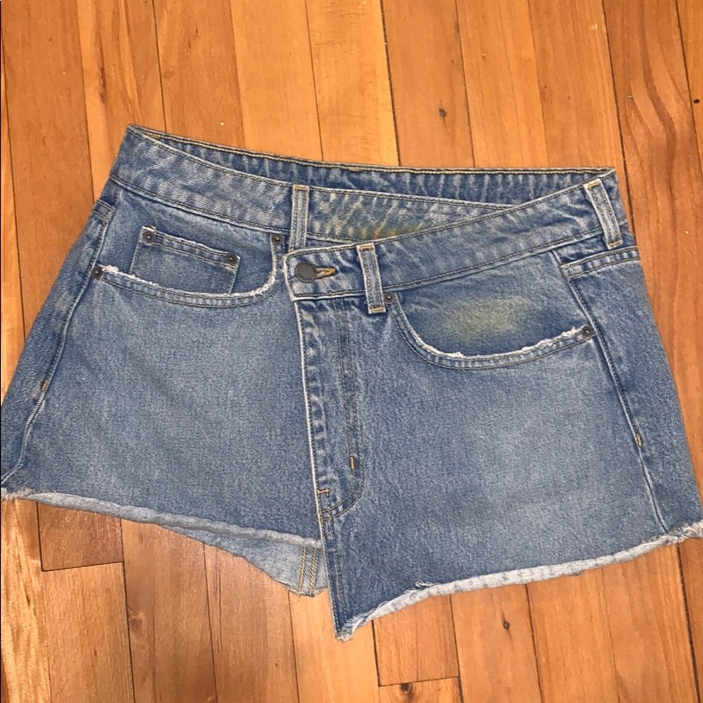 Carmar Denim Asymmetrical Skirt